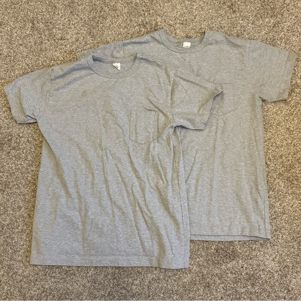 3sixteen Heavyweight Pocket T-shirt Grey Large